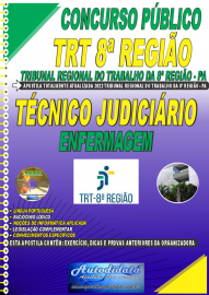 Apostila Impressa Concurso TRT- PA 2022 Tcnico de Judicirio - Enfermagem