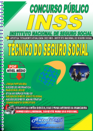 Apostila Digital Concurso Instituto Nacional de Seguro Social - INSS - 2022 Técnico do Seguro Social