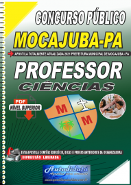 Apostila Dgital Concurso Pblico Prefeitura de Mocajuba - PA 2021 Professor de Cincias