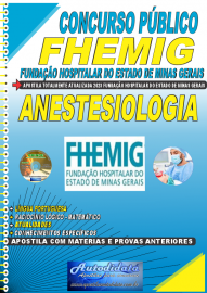 Apostila Impressa Concurso FHEMIG 2023 Anestesiologia 