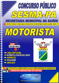 Apostila Digital Concurso Prefeitura de Castanhal - PA SESMA - PA 2024 Motorista