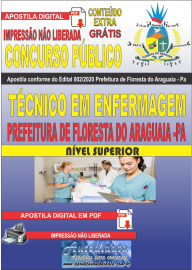 Apostila Digital Concurso Pblico Prefeitura de Floresta do Araguaia - Pa 2020 rea Tcnico em Enfermagem