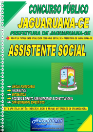 Apostila Impressa Concurso Prefeitura de Jaguaruana - CE 2024 Assistente Social