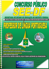 Apostila Impressa Concurso SEE-DF 2022 Professor de Lngua Portuguesa