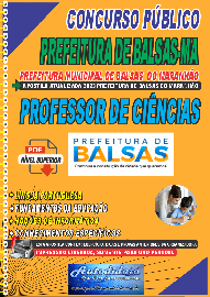 Apostila digital concurso da Prefeitura de Balsas-MA 2023 - Professor de Cincias