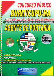 Apostila Impressa Concurso Prefeitura de Buriticupu - MA 2022 Agente de Portaria
