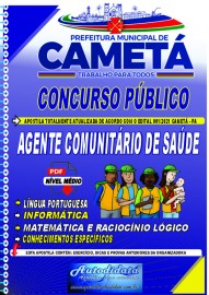 Apostila digital PSS concurso de CAMET-PA 2023 - AGENTE COMUNITRIO DE SUDE -ACS