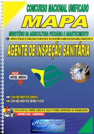 Apostila Impressa Concurso MAPA 2022 Agente de Inspeo Sanitria