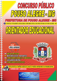 Apostila Digital Concurso Pouso Alegre - MG 2024 Orientador Educacional