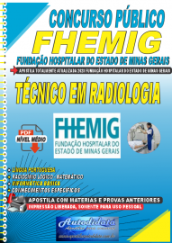 Apostila Digital Concurso FHEMIG 2023 Tcnico em Radiologia