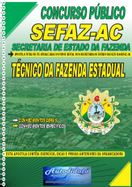 Apostila Impressa Concurso SEFAZ - AC 2024 Tcnico da Fazenda Estadual