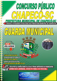 Apostila Digital Concurso Prefeitura de Chapecó - SC 2022 Guarda Municipal