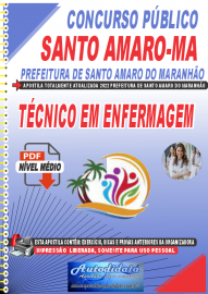 Apostila Digital Concurso Santo Amaro-MA 2022 Tcnico em Enfermagem