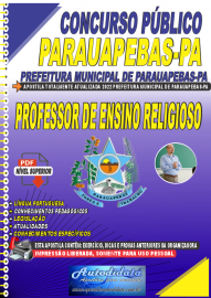 Apostila Digital Concurso Prefeitura de Parauapebas - PA 2022 Professor de Ensino Religioso