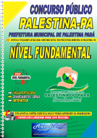Apostila Digital Concurso Palestina - PA 2024 Nvel Fundamental