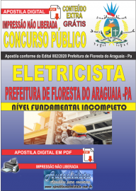 Apostila Digital Concurso Pblico Prefeitura de Floresta do Araguaia - Pa 2020 rea Eletricista