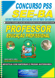Apostila Impressa Concurso SEE-BA 2023 Professor de Educao Profissional