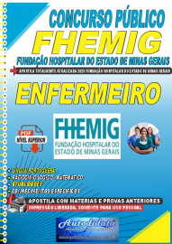 Apostila Digital Concurso FHEMIG 2023 Enfermeiro