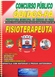 Apostila Impressa Concurso Prefeitura de bidos - PA 2023 Fisioterapeuta 