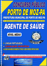 Apostila impressa concurso de PORTO DE MOZ-PA 2023 - AGENTE COMUNITRIO DE SUDE -ACS