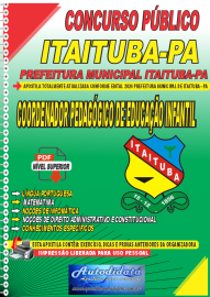 Apostila Digital Concurso Prefeitura de Itaituba - PA 2024 Coordenador Pedaggico de Educao Infantil