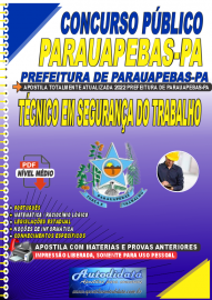 Apostila Digital Concurso Prefeitura de Parauapebas - PA 2022 Tcnico em Segurana do Trabalho