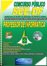Apostila Impressa Concurso SEE-DF 2022 Professor de Informtica