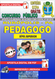 Apostila Digital Concurso PREFEITURA MUNICIPAL DE RURPOLIS - PA - 2019 - Pedagogo/Assistncia
