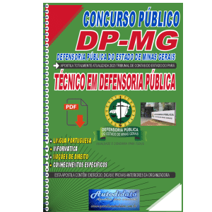 Apostila concurso Técnico Defensoria Pública de Minas Gerais 2025