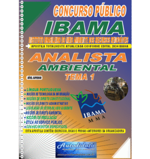 Apostila concurso IBAMA 2024 Analista Ambiental Tema 1