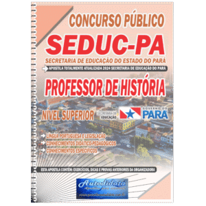 Apostila digital Concurso SEDUC – PA 2026 – Professor de História
