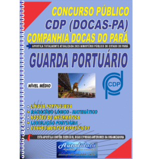Apostila concurso CDP Docas Pará 2025 Guarda Portuário