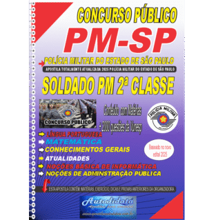 Apostila concurso da PM-SP 2025 Soldado
