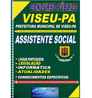 Apostila concurso Prefeitura de VISEU-PA 2025 Assistente Social