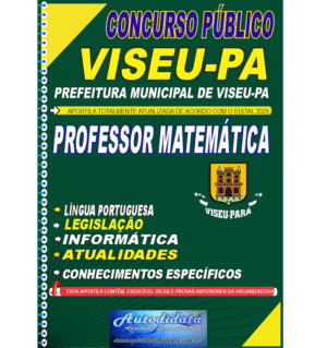 Apostila concurso VISEU-PA 2025 Professor Matemática