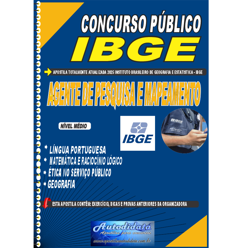 Apostila concurso do IBGE Agente Pesquisa e Mapeamento