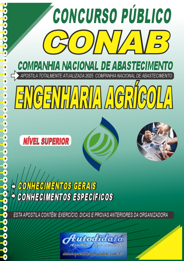 Apostila concurso CONAB 2025 ENGENHARIA AGRONÔMICA
