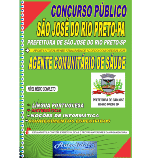 Apostila concurso São José Rio Preto SP 2025 Comunitário de Saúde