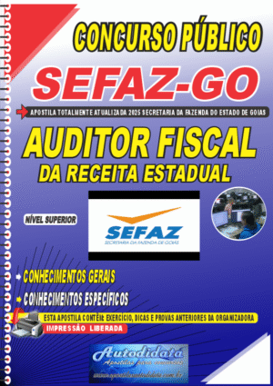 Apostila SEFAZ-GO 2025 Auditor Fiscal Receita Estadual