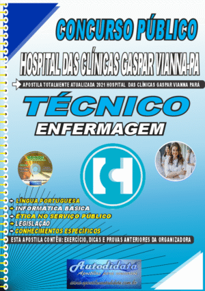 Apostila concurso FHCGV Hospital Gaspar Vianna 2026 Técnico de Enfermagem