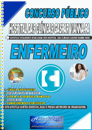Apostila concurso FHCGV Hospital Gaspar Vianna 2026 Enfermeiro