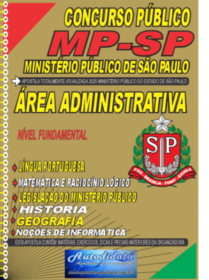 Apostila concurso MP SP 2026 Ministério Público São Paulo Administrativo