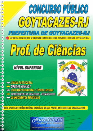 Apostila concurso CAMPOS DOS GOYTACAZES/RJ – Professor de Ciências