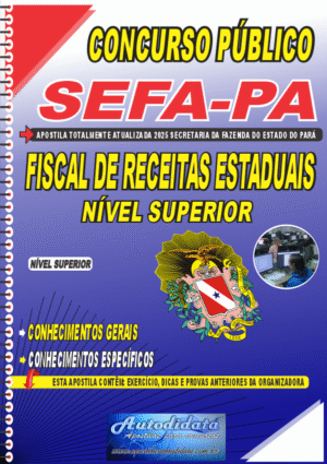 Apostila para o concurso da SEFA-PA 2026 Fiscal de Receitas Estaduais