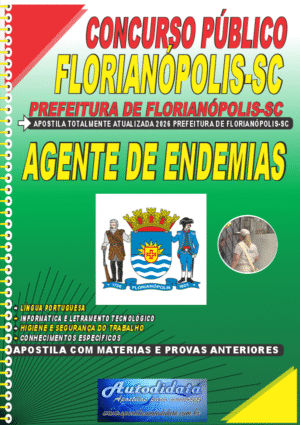 Apostila Processo Seletivo da Prefeitura de Florianópolis SC 2026 - Agente de Endemias