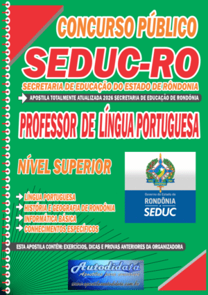 Apostila concurso SEDUC Rondônia 2026 – Professor de Língua Portuguesa