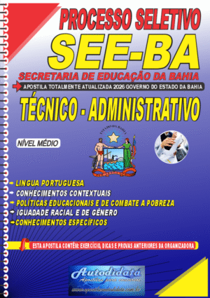 Apostila Processo Seletivo SEDUC Bahia 2026 – Técnico Administrativo