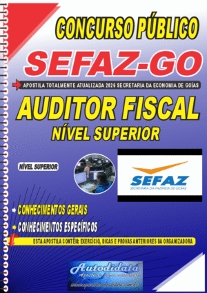 Apostila SEFAZ-GO 2025 Auditor Fiscal Receita Estadual