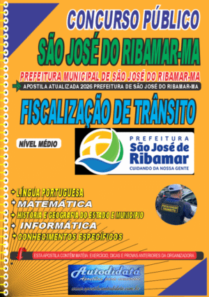 Apostila concurso São José de Ribamar - MA 2026 - Fiscalização de Trânsito