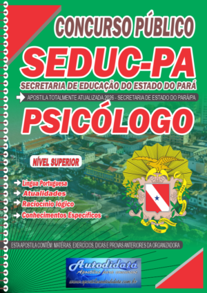 Apostila Concurso SEDUC - PA 2026 Psicólogo